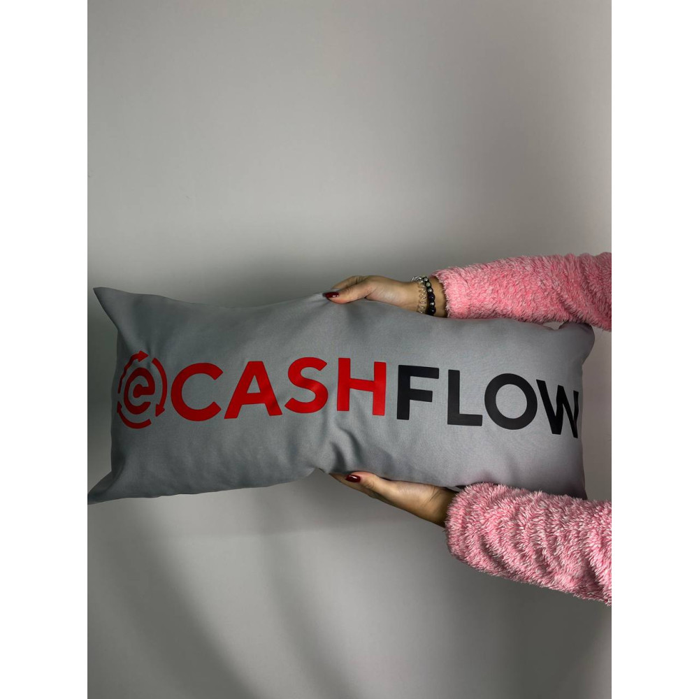 Подушка с принтом габардиновая Сashflow, серая 35х75 (2177) Подушка с принтом габардиновая Сashflow, серая 35х75 (2177)