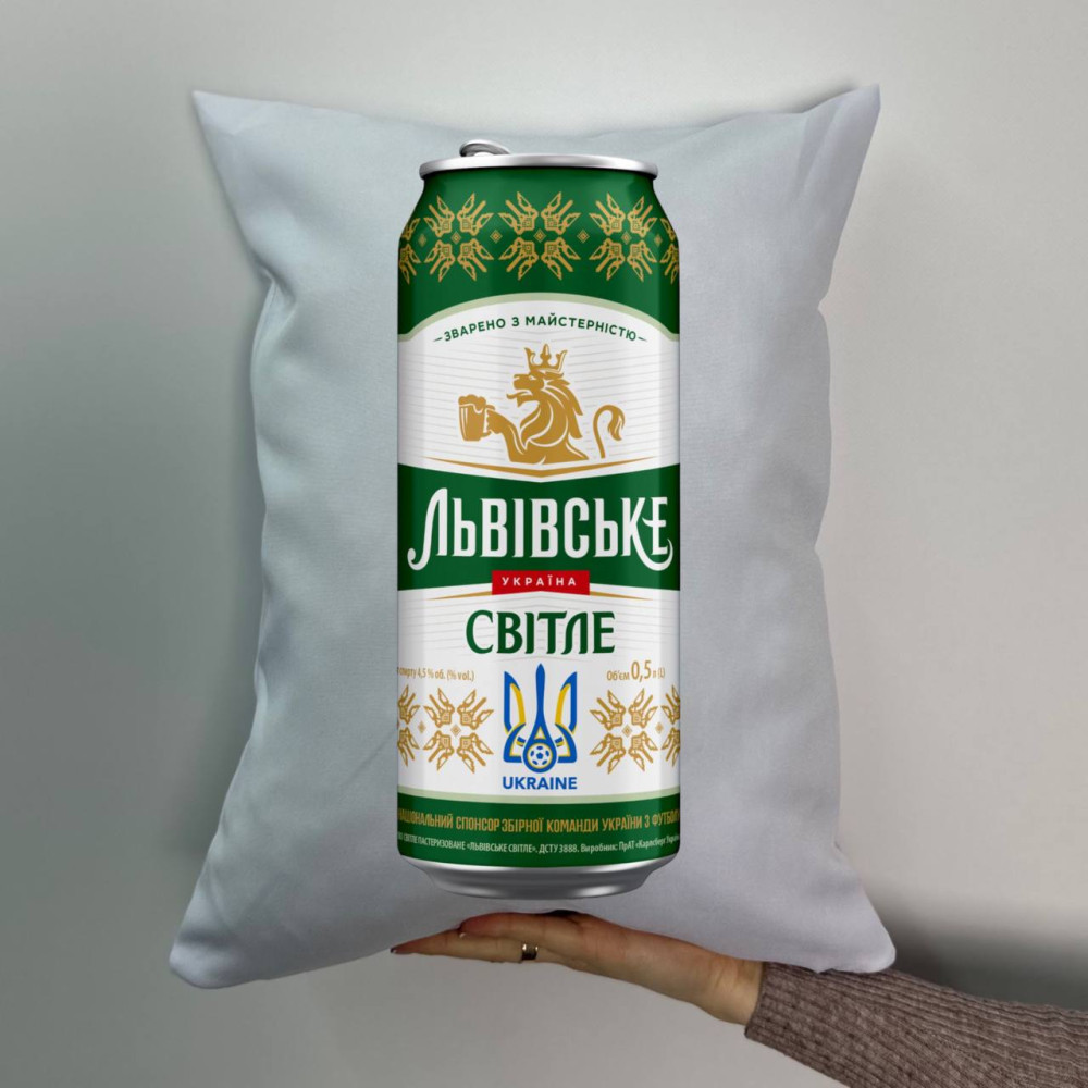 Подушка с принтом габардиновая Львовское светлое, белая 35х45 (468) Подушка с принтом габардиновая Львовское светлое, белая 35х45 (468)