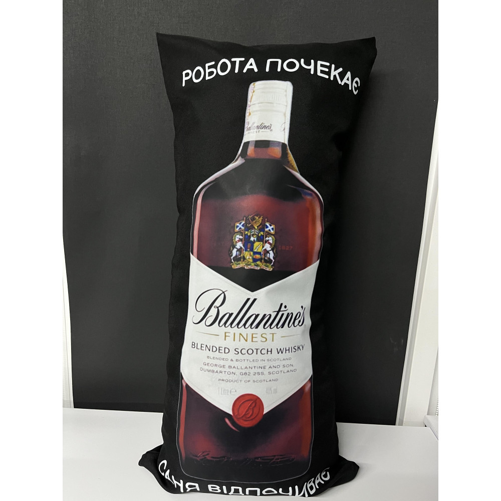 Подушка с принтом габардиновая Вallantines, черная 35х75 (2334) Подушка с принтом габардиновая Вallantines, черная 35х75 (2334)