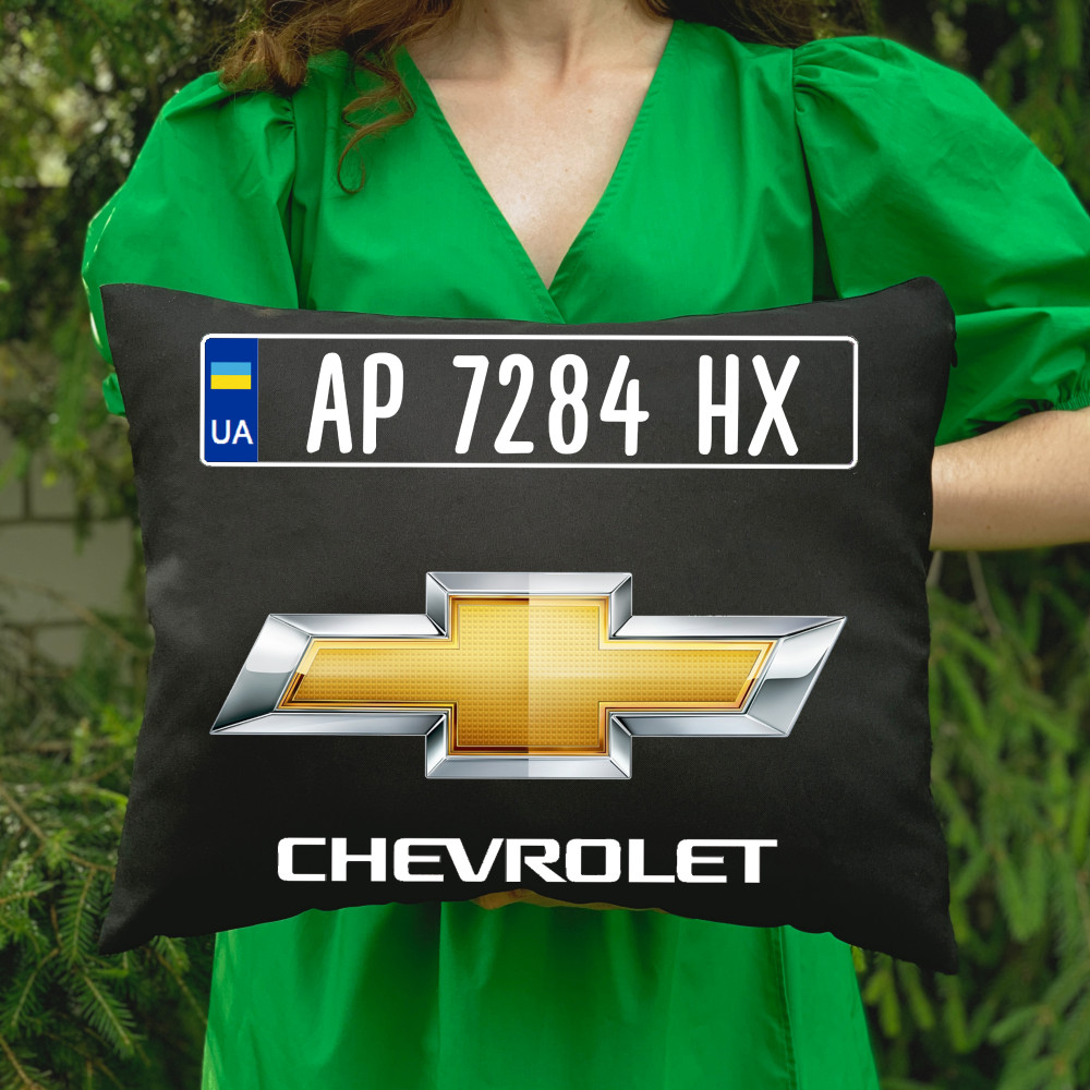 Подушка c принтом - Chevrolet